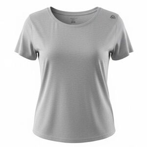 Reebok Gray Athletic Plus Size T-Shirt